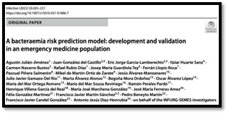 Artículo original — Julián-Jiménez et al., Infection 2022